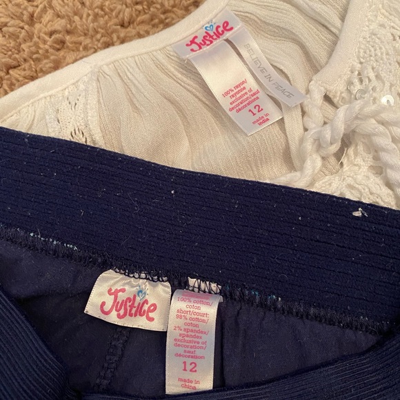 Girls Size 12 Justice Summer Outfit - Picture 8 of 8